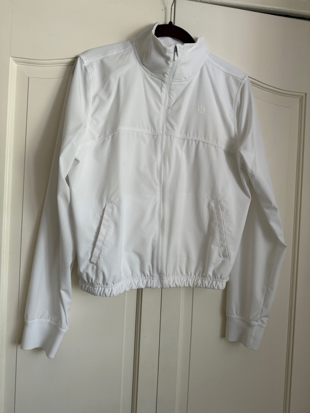 lululemon athletica White Crewneck Performance Top